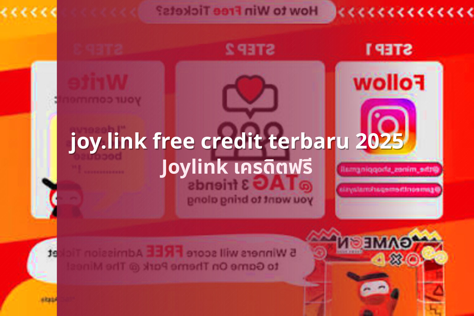 joy.link free credit terbaru 2025 - Joylink online gaming platform and free-credit promotions