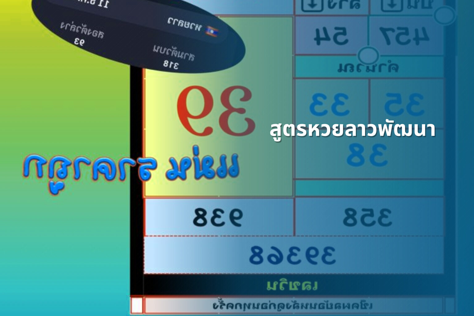 สูตรหวยลาวพัฒนา - หวยลาว