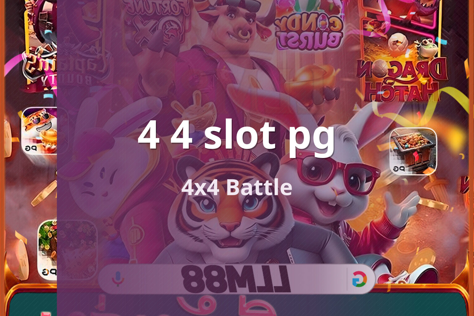 4 4 slot pg 4x4 Battle