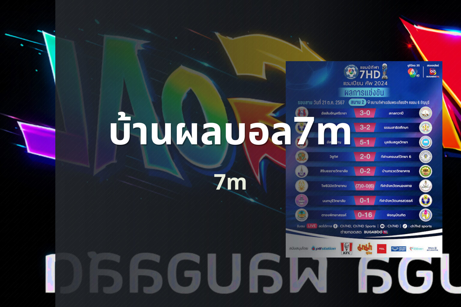 บ้านผลบอล7m 7m