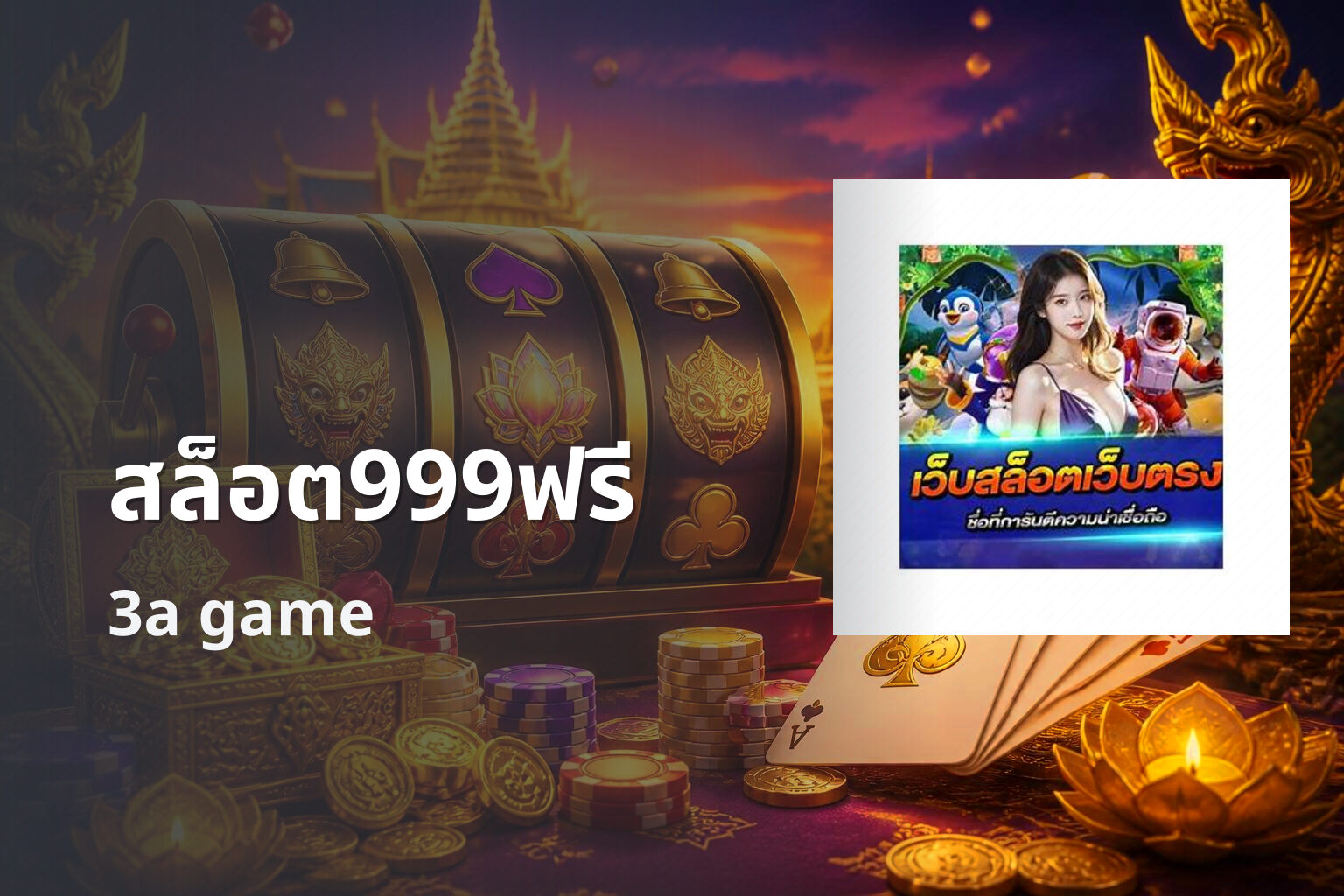 สล็อต999ฟรี 3a game