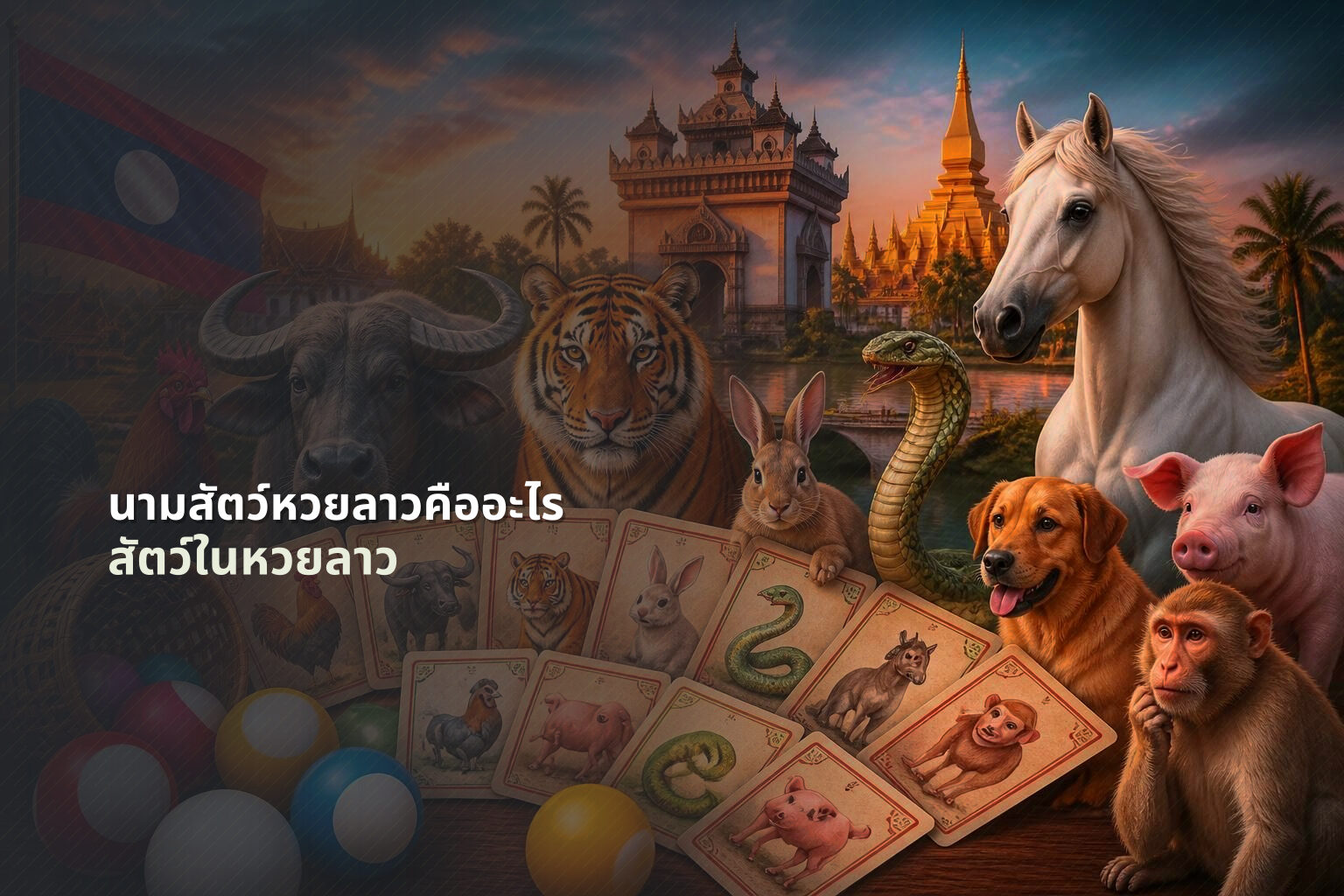นามสัตว์หวยลาวคืออะไร สัตว์ในหวยลาว