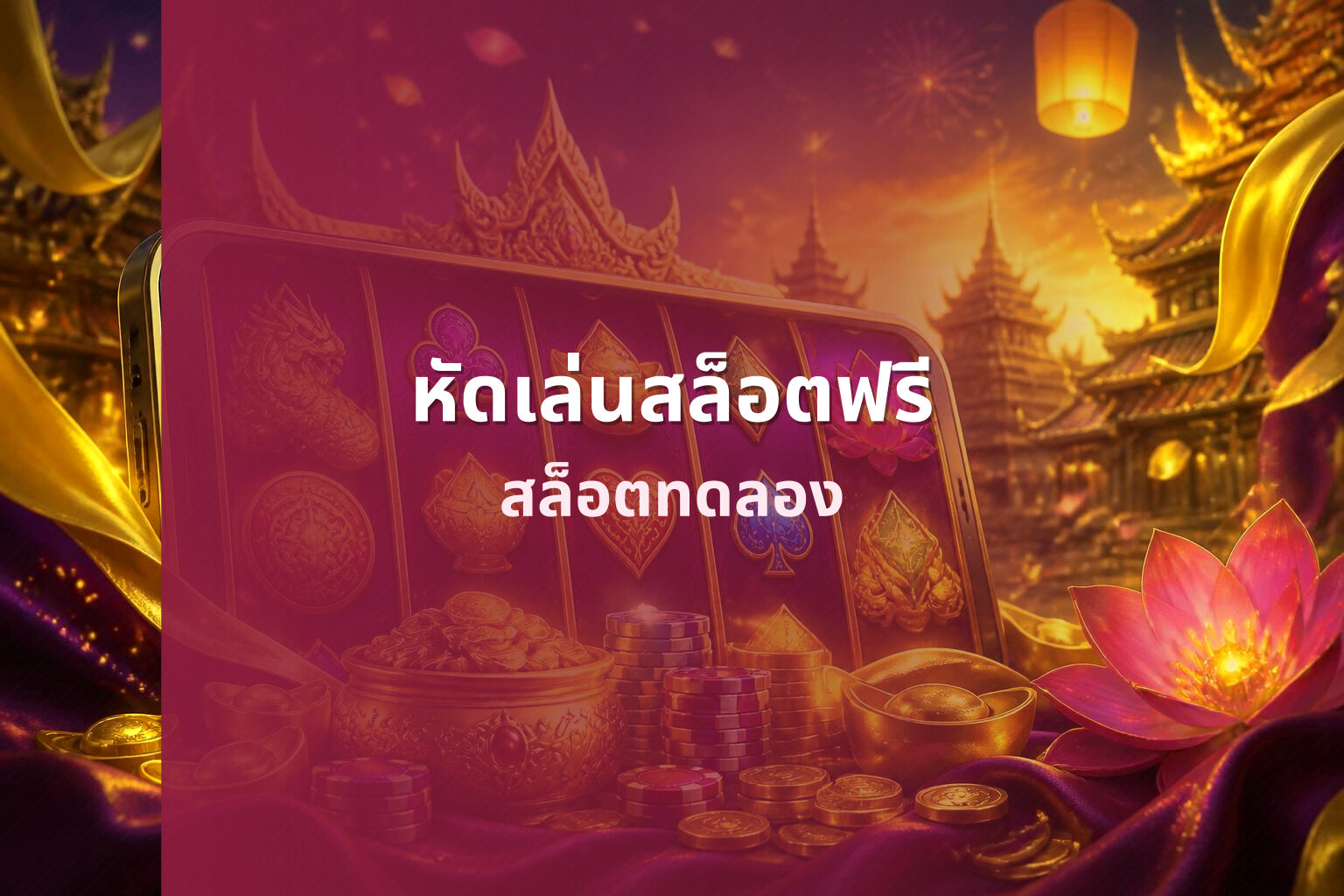 หัดเล่นสล็อตฟรี สล็อตทดลอง