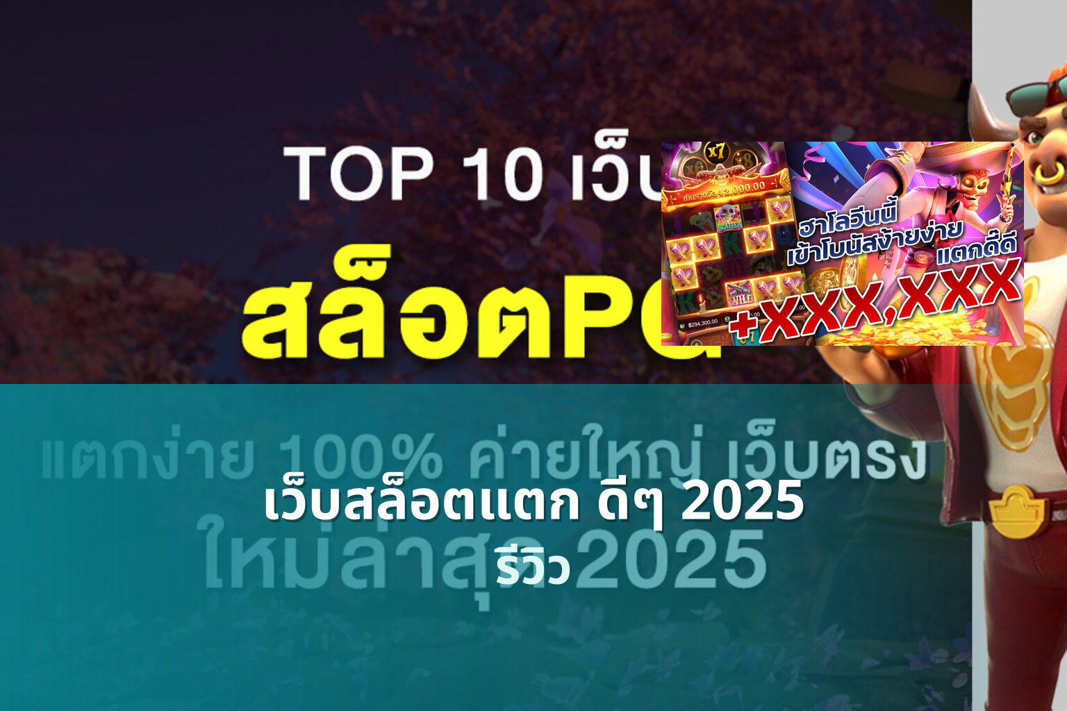 เว็บสล็อตแตก ดีๆ 2025 รีวิว