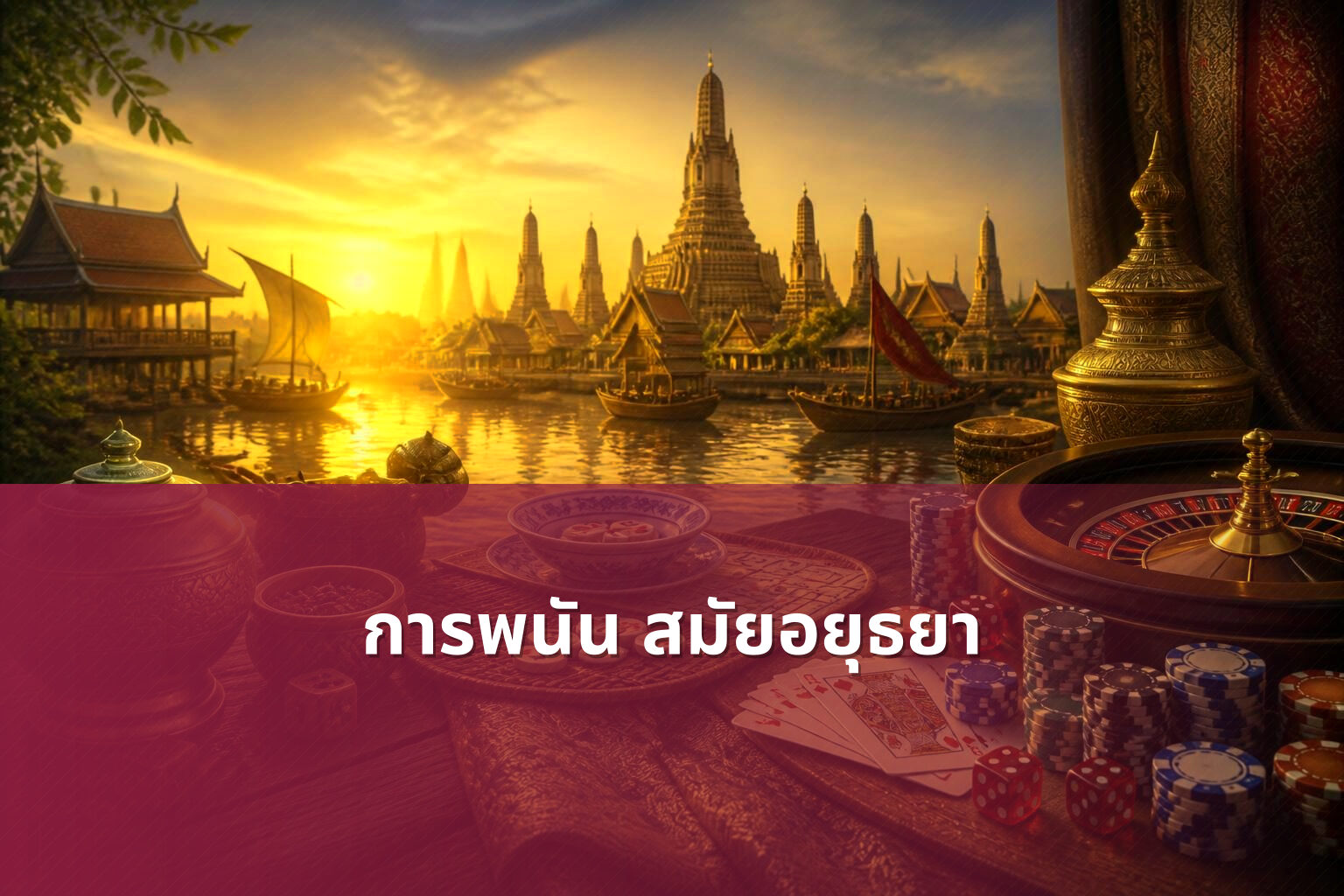 การพนัน สมัยอยุธยา - การพนัน