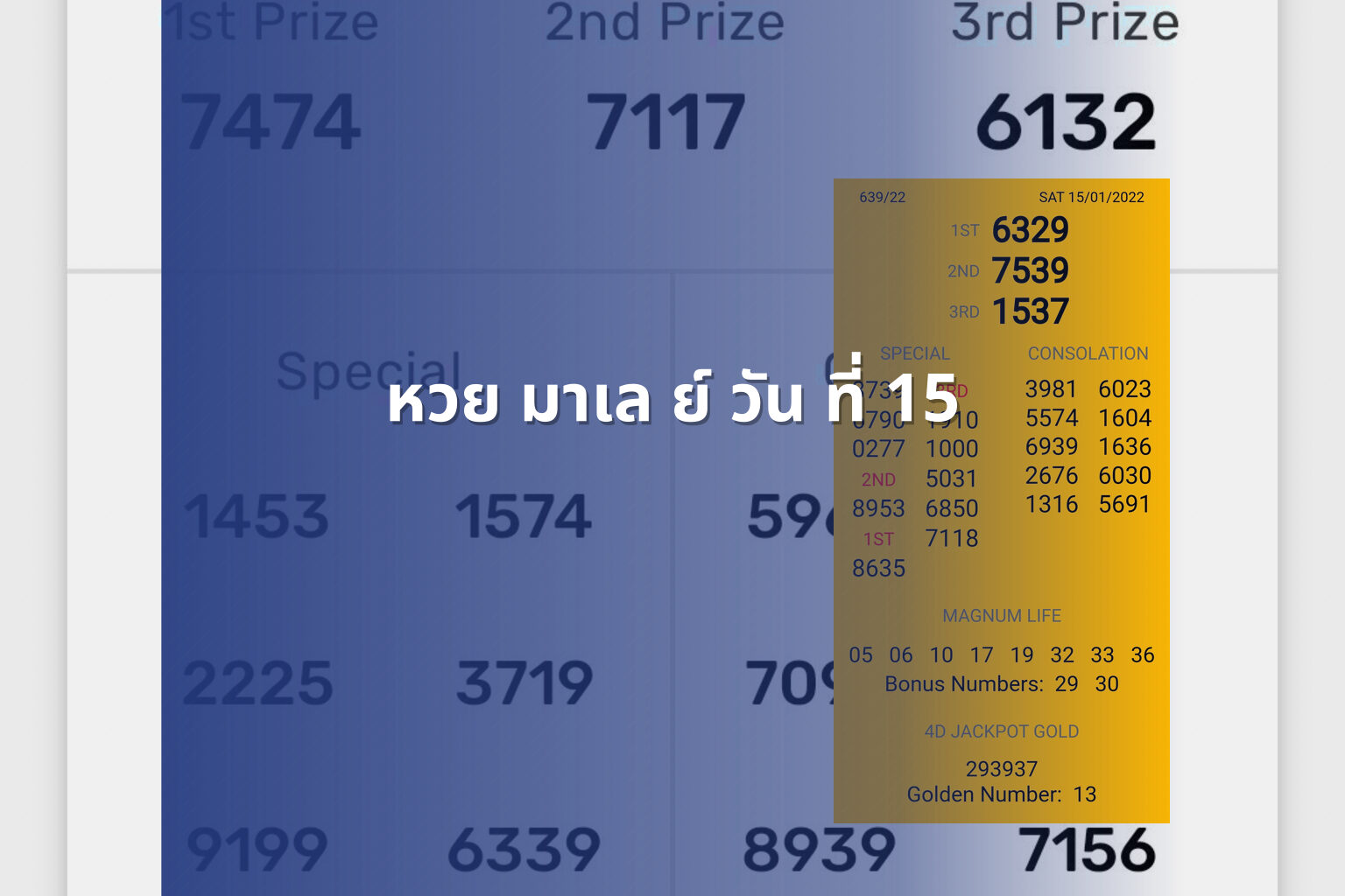 หวย มาเล ย์ วัน ที่ 15 - หวยมาเลย์