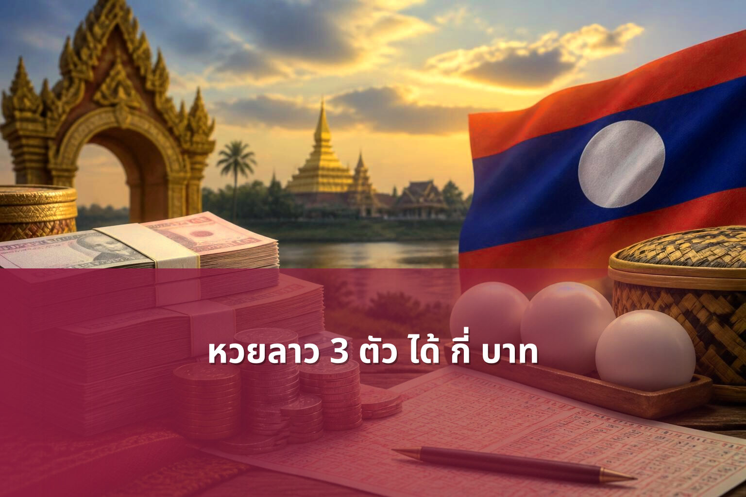 หวยลาว 3 ตัว ได้ กี่ บาท - หวยลาว