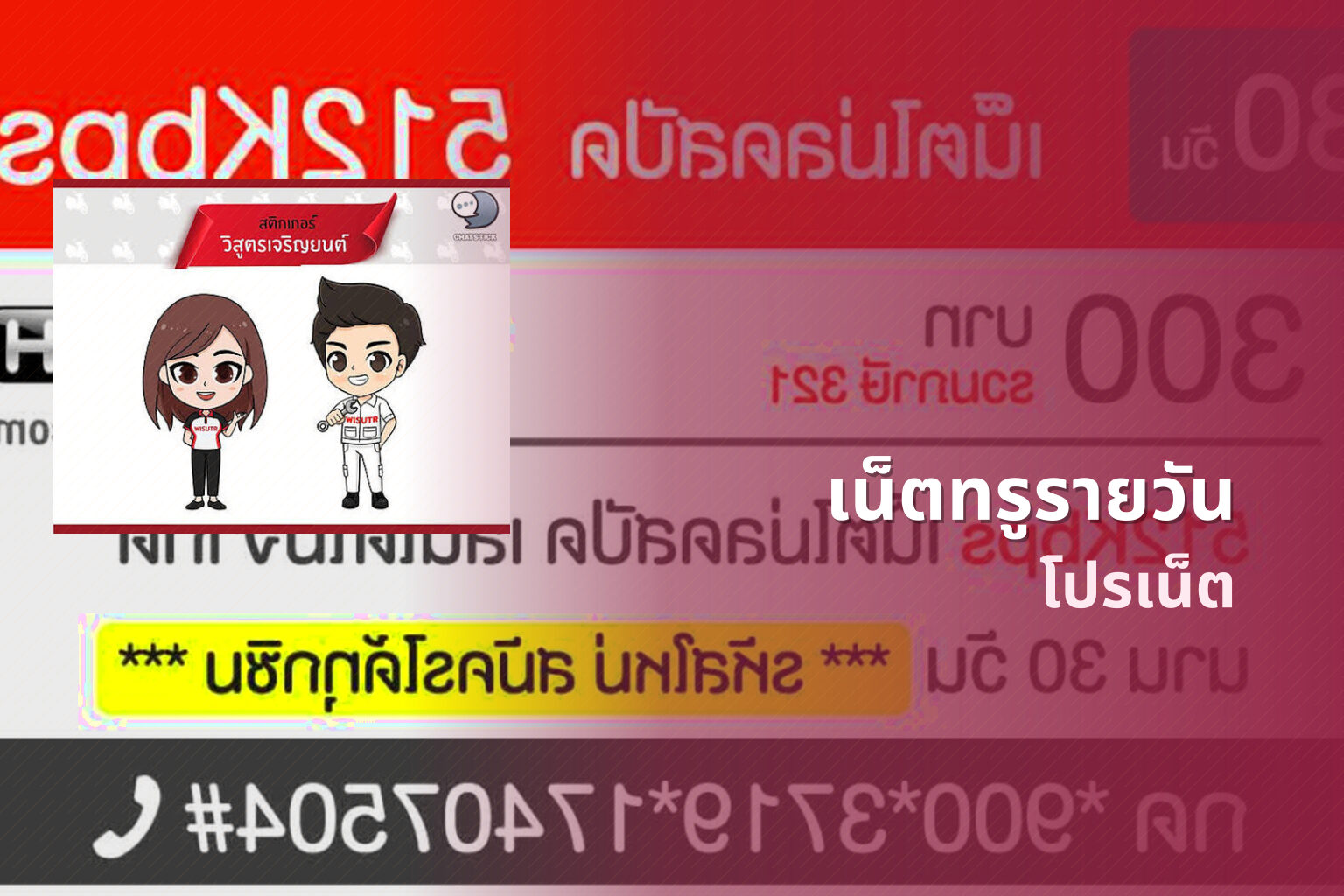 เน็ตทรูรายวัน - daily internet plan
