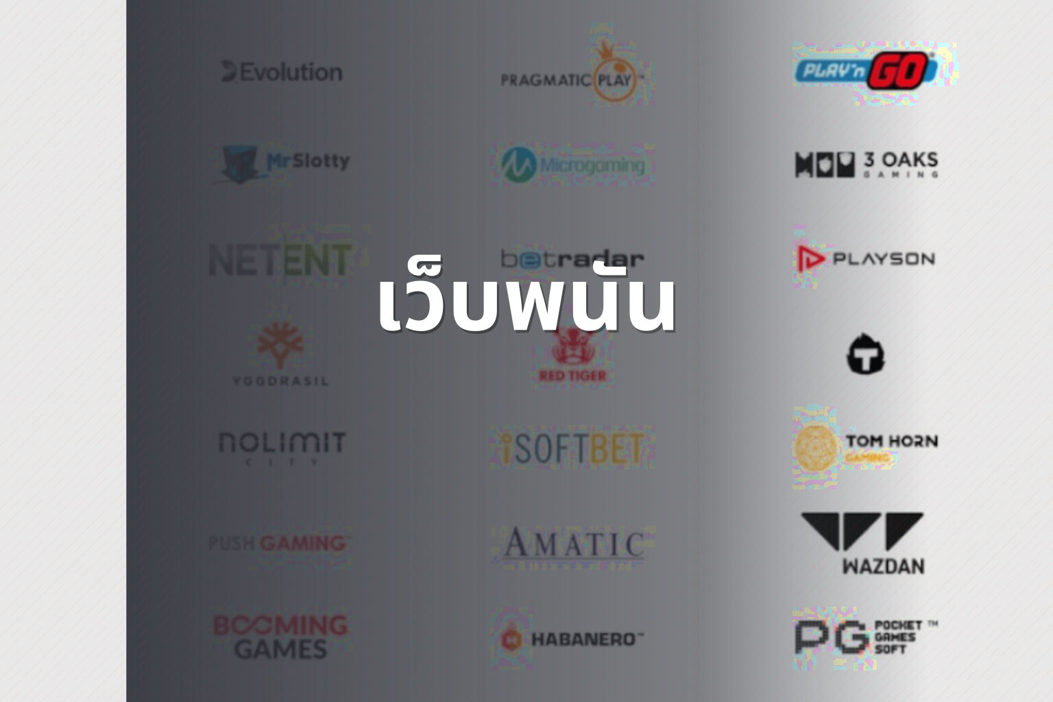 เว็บพนัน - online gambling