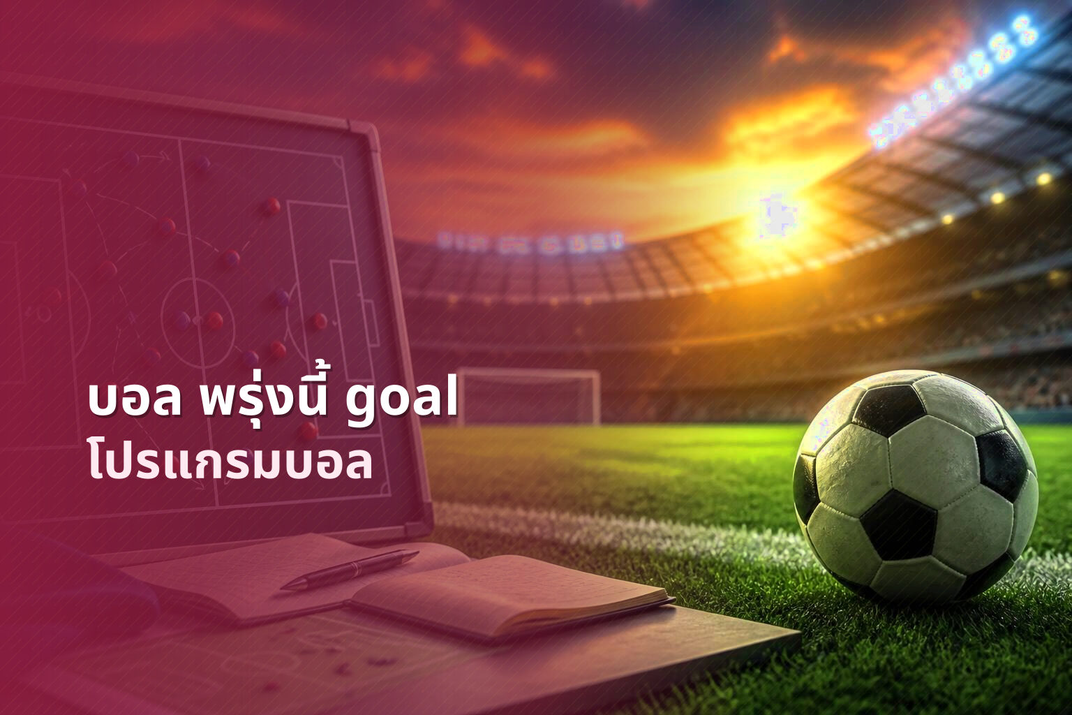 บอล พรุ่งนี้ goal โปรแกรมบอล