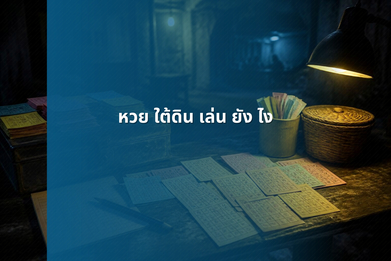 หวย ใต้ดิน เล่น ยัง ไง - หวยใต้ดิน