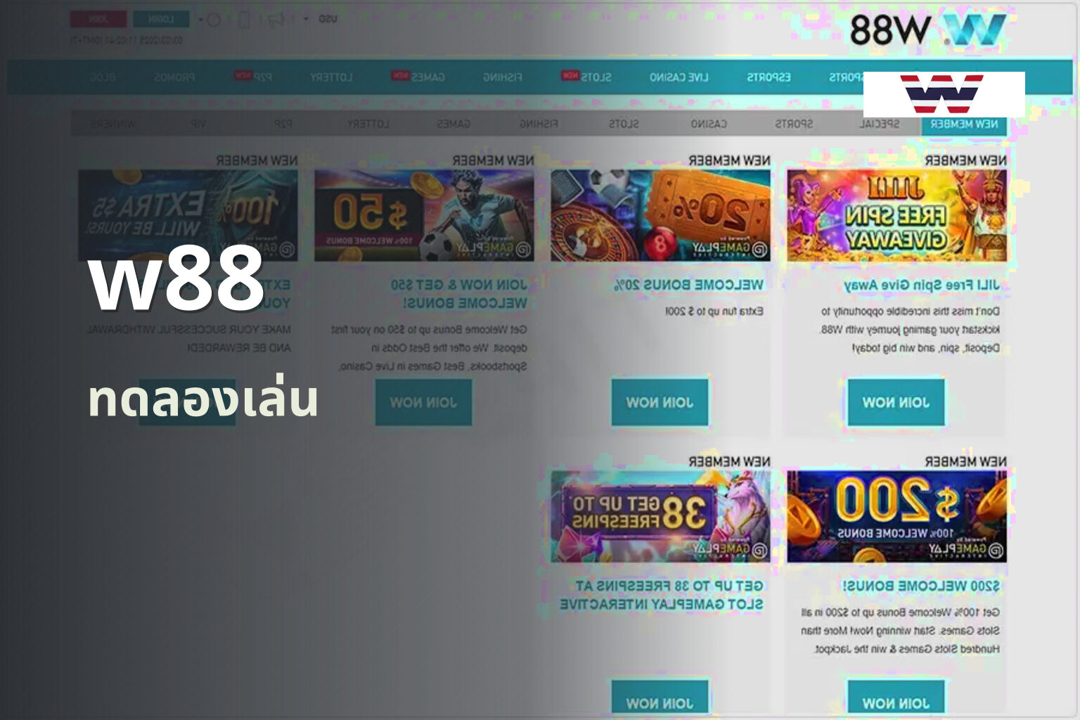 w88 ทดลองเล่น