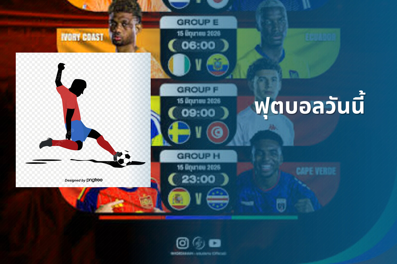 ฟุตบอลวันนี้ - football match updates