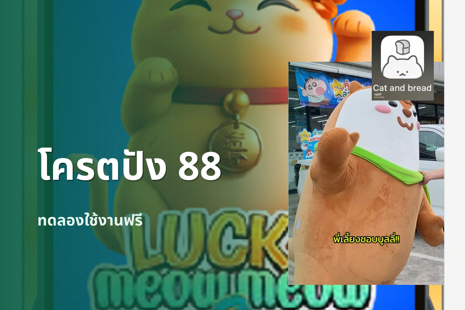 โครตปัง 88 ทดลองใช้งานฟรี