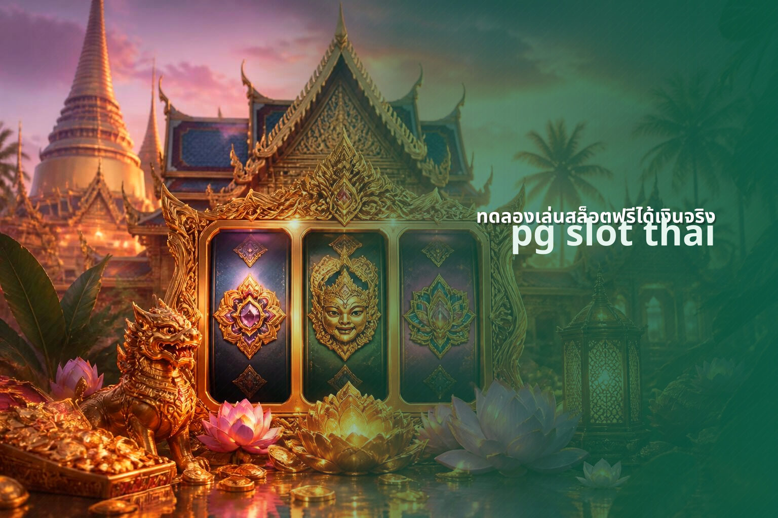 ทดลองเล่นสล็อตฟรีได้เงินจริง pg slot thai