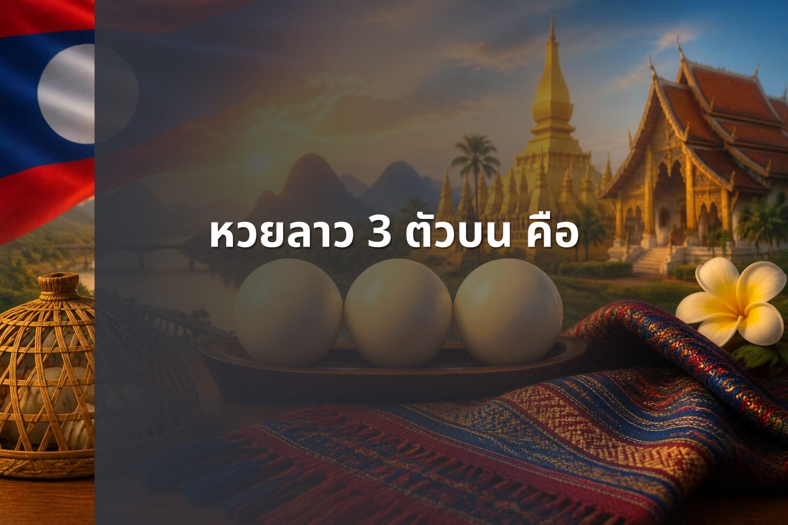 หวยลาว 3 ตัวบน คือ - หวยลาว
